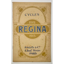 1912-1913 - Catalogue Cycles Regina - Pagis & Cie à Paris